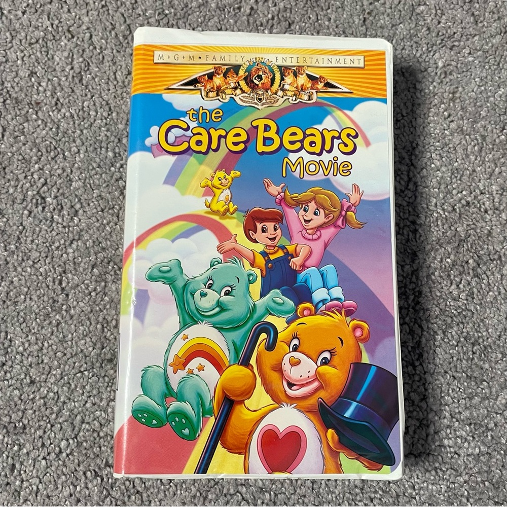 Vintage The Care Bears MOVIE VHS VCR Video Tape Cartoon Clamshell